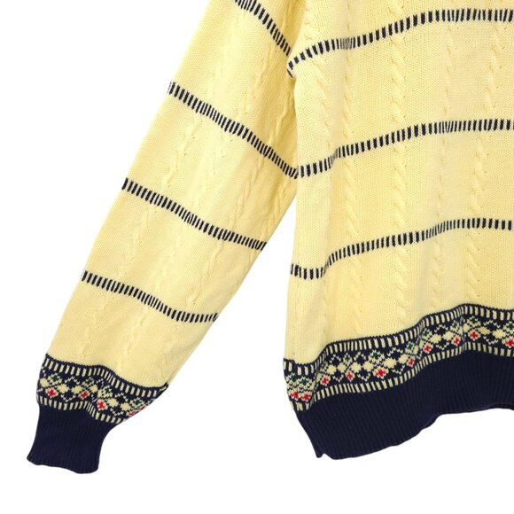 Lord Jeff Pullover Sweater Mens XL Grandpa Vintage 90s Crew Neck USA Made - Picture 11 of 16